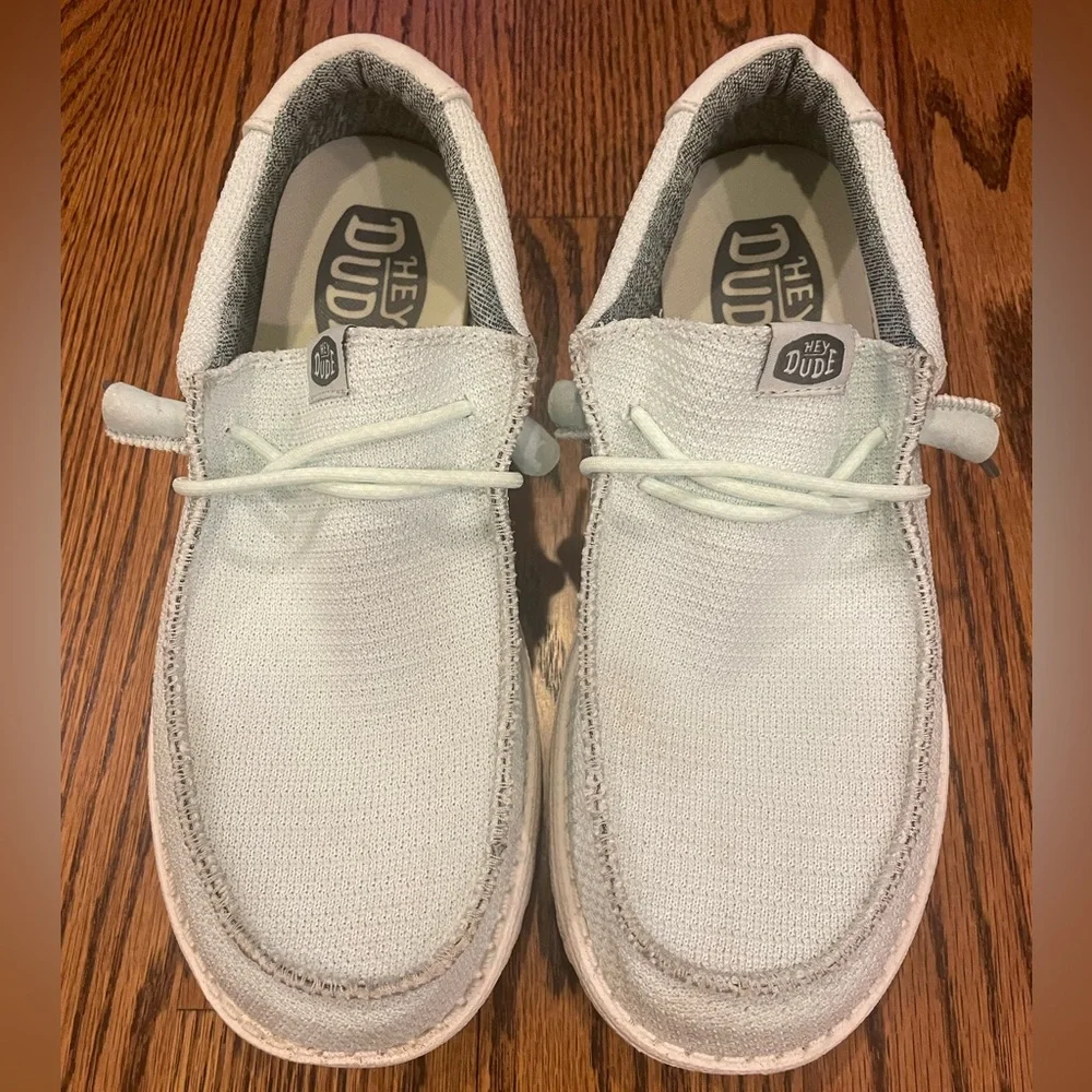 Hey Dude Men's Light blue Loafers. Great condition. Slightly used. Size 10. - Picture 1 of 4